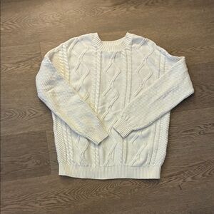 Hollister Women's Cable Knit Crewneck Sweater